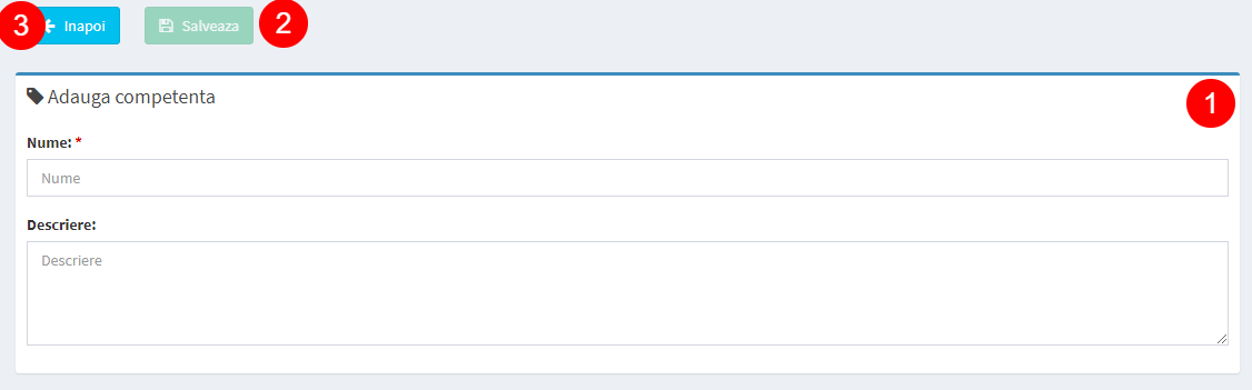 formular adauga competenta