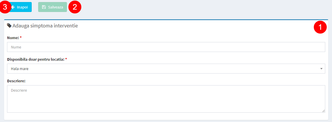 formular adauga simptoma