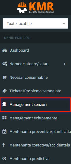 link management senzori